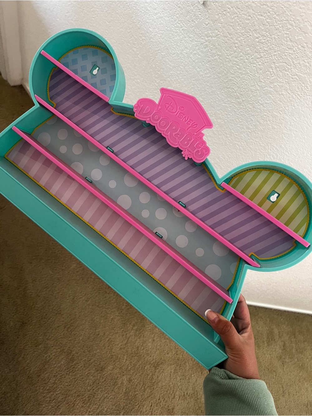 Disney Doorables Display Shelf Rare Find